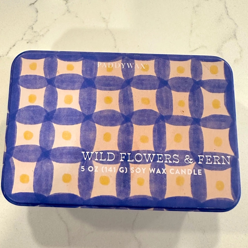 NWT Paddywax Wildflowers and Fern Scent Tin Candle 🕯️ - Picture 2 of 5